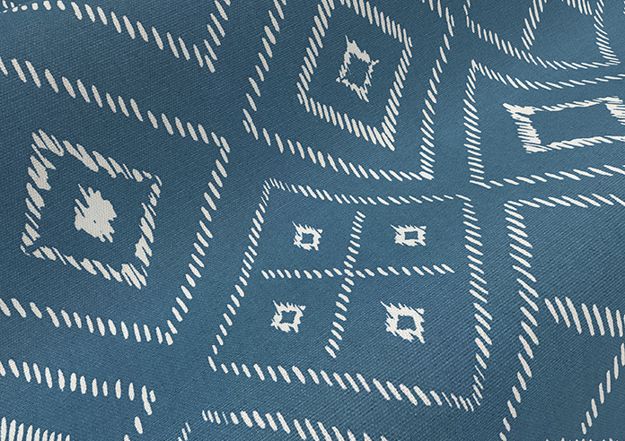 Newquay, Cerulean - Twist&Fit Roman Blind - Image 4